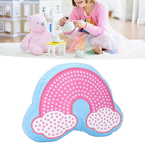 Brrnoo Personalisiertes Haustier Spielzeug aus weichem Pl sch DIY Kissen mit Regenbogenwolken Design individuelles Geschenk f r Tierliebhaber