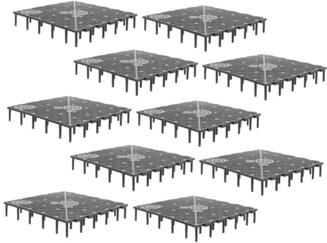 Gatuida 10pcs Fish Tank Bottom Filter Plate Divider Aquarium Filter Tray Grid for Isolation Board Tank Bottom Plates