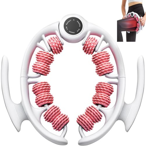 NEOVSUNY Manuell anti-cellulite massageapparat med avtagbara massagehuvuden, fasciarulle benmassageapparat för lår celluliter, massagerulle för lår, skinkor, armar, mage hudstramning