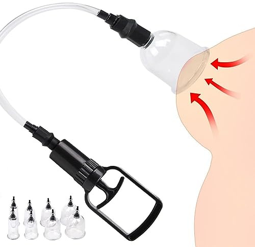 TRQOYTU Suceur De Téton 4 Pièces Avec Puissance D'aspiration Extrême, Stimulation Sexuelle Du Sein, Agrandissement Du Sein Et Stimulation Du Clitoris, Jouet Sexuel Extrême Pour Femmes Et Couples