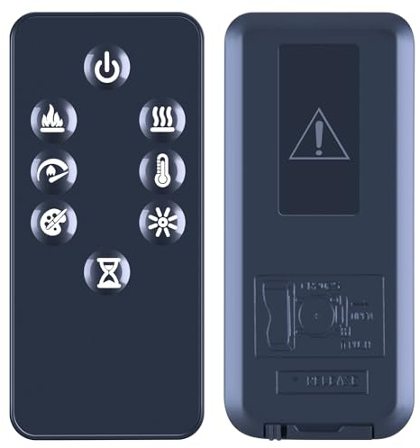 RYQIF Remote Control Replacement Fit for Dimplex Multi-Fire Plug-in Electric Firebox(Please make sure your old one is same with the pic)