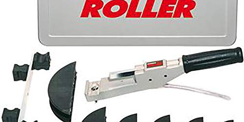 Roller 153025 A Rohrbiegezange/Einhand Rohrbieger | Polo Set 12-15-18-22, Antriebsvorrichtung, Biegesegmente, Gleitstückträger mit Gleitstücken| für den gesamten Arbeitsbereich bis Ø 32 mm