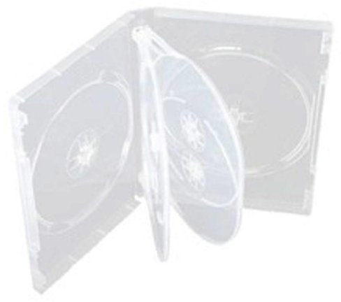 Four Square Media 1 X CD DVD 14mm Clear DVD 6 Way Case for 6 Disc - Pack of 1