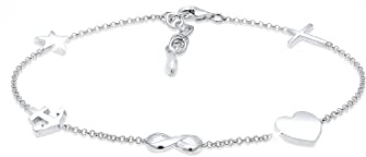 Elli Armband Damen Kreuz Herz Infinity Anker Stern 925 Sterling Silber