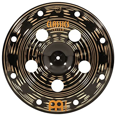 Meinl Cymbals Classics Custom Dark Trash China — 16 Zoll (Video) Schlagzeug Becken (40,64cm) B12 Bronze, Dunkles Finish (CC16DATRCH)