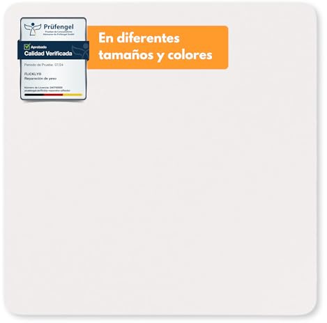 Flickly® Pool Reparatur Flicken selbstklebend | robust & wasserfest | Patch für Poolfolie, Whirlpool, Luftmatratze & Wasserplane reparieren | viele Farben | 10cm x 10cm | Transparent