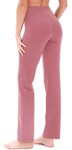 icyzone Pantalon de Yoga pour Femmes Pantalon Taille Haute Extensible pour Sport Fitness Jogging