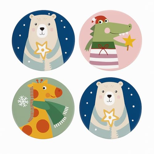 MC-Trend 4er Set Handwärmer Taschenwärmer wiederverwendbar Kinder Wichtelgeschenk Adventskalender Weihnachten knicken Tasche Hosentasche Geschenk Wärmepäds Wärmepad knickpads thermopad