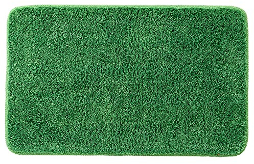 MIULEE Bath Mat Non Slip Bathroom Mats Shower Mat Grass Green 60x90cm | Absorbent Bathroom Rug Small Rug Door Mat Inside Kitchen Rugs Carpet Mat for Bathroom Bedroom Kitchen Entrance