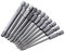 Set di 11 cacciaviti lunghi Torx, 1/4, magnetici a testa di stella, T6-T40, codolo esagonale elettrico, set di punte Torx, 75 mm di lunghezza