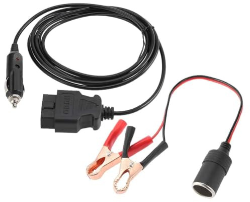Notstromversorgungskabel, OBD II-Fahrzeug-ECU-Notstromversorgungskabel, 12 V, Auto OBD Memory Saver mit Clip für Memory Saver 12v Batterie OBD
