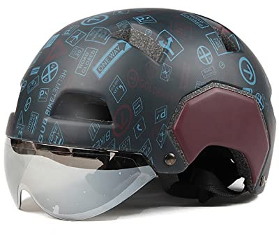 GAOZCTT Skaterhelm I Skateboard Helm mit Sonnenvisier I Leichter Skatehelm I Fahrrad Helm I Helm I Inliner Helm I Skaterhelm Herren & Damen mit verstellbaren Kinnriemen ECE Zertifizierung
