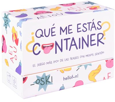 HELLOFUN Juego Mesa Qué Me Estás Container