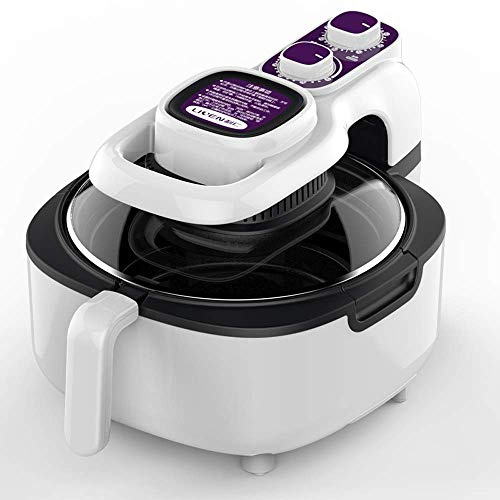 ONWEE Friggitrice ad Aria Calda - Friggitrice, Grigliare, Cuocere al Forno, Arrostire, Riscaldamento alogeno, 1100 W, 5 L, Elemento a infrarossi, Programmi manuali/Automatici, Facile Pulizia Vision