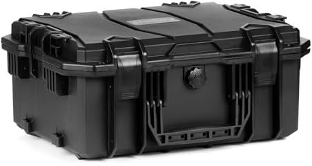 Zelsius Transportkoffer mit Schaumstoffpolsterung | 18 Liter | Kamerakoffer, Outdoorbox, Kunststoffkoffer | Hartschalen Werkzeugkiste, Werkzeug-Trolley, Aktenkoffer | Fotokoffer, Werkzeugbox