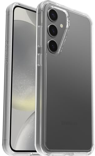 OtterBox Symmetry Clear Case för Samsung Galaxy S24+, Stötsäkert, Fallsäkert, Skyddande tunt fodral, 3x testat i enlighet med militär standard, Klar