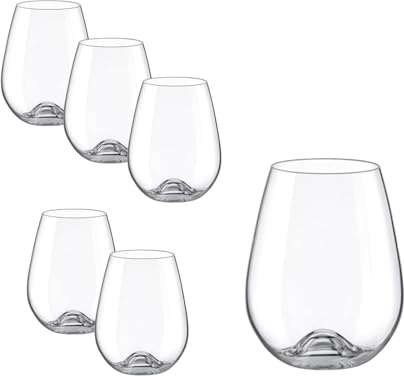 Rona2serve Serie Wine Solution Weinbecher Weinglas Wassergläser Saftglas 6er Set 330ml