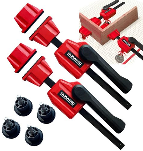 Veeteah Hundelochklemmen für die Holzbearbeitung, Tischklemmen für die Holzbearbeitung - Schnellniederhalter,Bench Dog Clamp Grip Schnellspanner für Holdfast Architecture Holzarbeiten