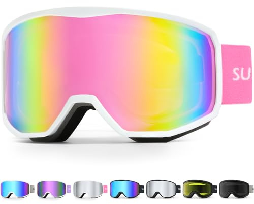 Supertrip Occhiali da sci donna uomo,occhiali da sci da snowboard indossare occhiali