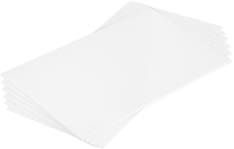 QUARKZMAN Plaque en Plastique ABS, 6 Pièces 2mm Épaisseur 25x15cm Feuilles de plastique Panneau pour Construction de Modèle, Bricolage Modèles, Artisanat, Présentation de Projet, Blanc