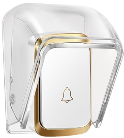 Funda de puerta genérica, impermeable para puertas de campo, resistente al agua, resistente al agua y protección contra la suciedad, botón pulsador y llavero, 1 paquete