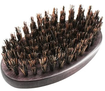 DOJA BarcelonaBarba Spazzola Uomo Setole di Cinghiale - Spazzola Versatile in Legno di Faggio Sostenibile e Durevole - Pulizia Facile e Ideale per Viaggio