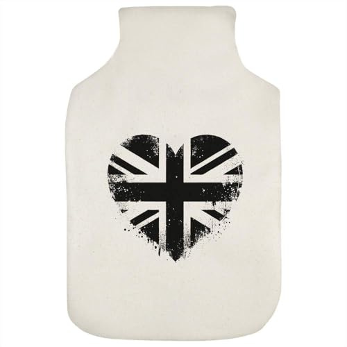 Azeeda 'Union Jack-Herz' Wärmflaschenbezug (HW00042603)