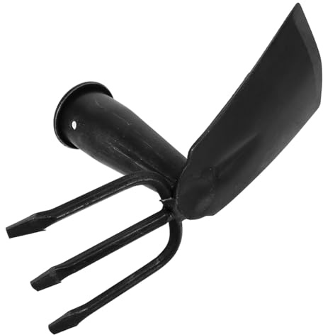 Milisten Râteau à Main Jardin Multifonction 7,5 Cm sans Manche pour Désherbage, Ameublir Le Sol, Outil de Désherbage Robuste, Accessoire Jardinage Extérieur Polyvalent