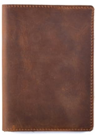 Ksikdeg Vintage Leder Geldbörse Für Herren Und Damen Leicht Reisekarten Organizer Mit Visitenkartenetui Aus Leder