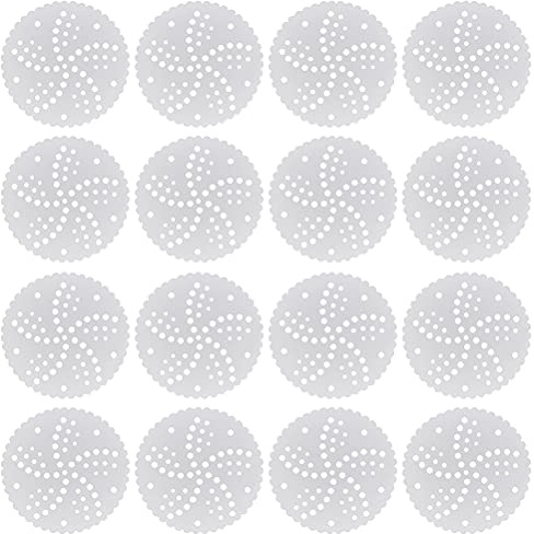 Hoement Papiers Sulfurisés Perforés pour Cuisson Vapeur 12,7 Cm X 500 Feuilles Papier Cuisson Antiadhésif Absorbant Huile pour Pâtisserie, Friture et Four, Accessoires la Cuisine