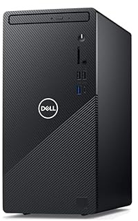 Dell Inspiron 3881 Mini Tower Desktop PC, Intel Core i7 10th Gen (8 Cores Upto 4.80Ghz), 16GB DDR4 RAM - 256GB NVMe SSD, WiFi & Bluetooth, Windows 11 Pro (Renewed)