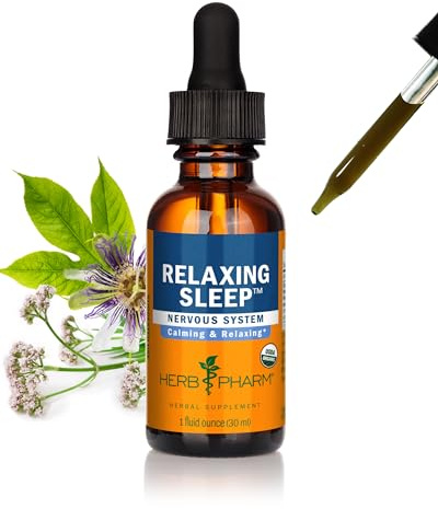 Relaxing Sleep Valerian Root for Sleep Blend with Chamomile & Passion Flower | USDA Organic Sleep Aid for Adults with Valerian Root Extract and Passion Flower herb Sleep Tincture | 42 Servings, 1 Oz