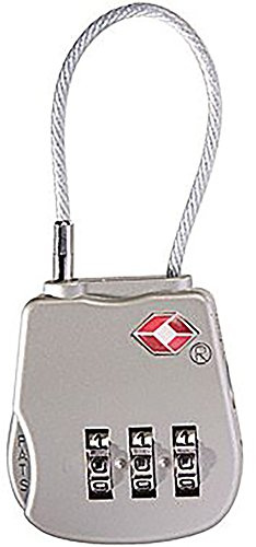Pelican Lock 1500-518-000 1506Tsa, Cadenas à câble, TSA, Gris