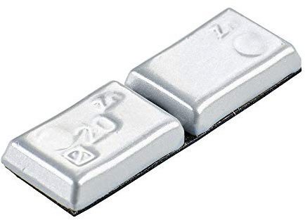 Hofmann Power Weight 5360-0200-201 100x Auswuchtgewichte Klebegewichte Alufelgen 20g, Wuchtgewichte Alufelgen - Reifenwechsel Auto
