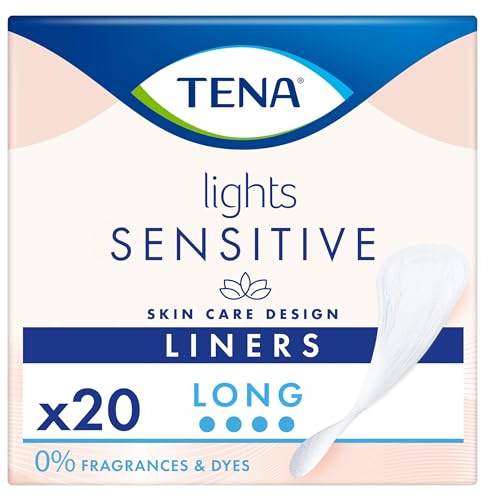 Tena Lights 20 Long Liners, Pack of 3
