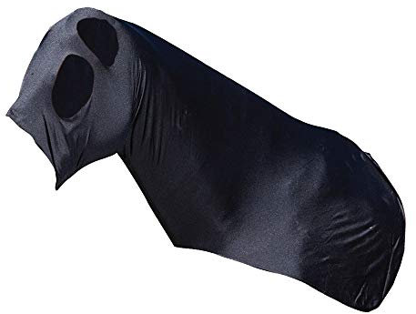 Weatherbeeta - Cappuccio elasticizzato per cavalli (Full) (Nero)