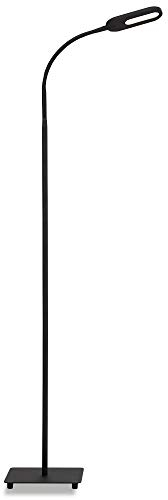 BRILONER Leuchten 1297-015 Lampada LED a Stelo, Dimmerabile, Regolazione della Temperatura, 8 Watt, 600 Lumen, di Colore Nero 8 W