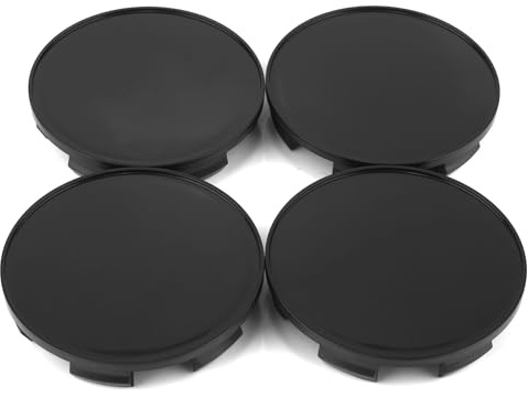 Rhinotuning Set med 4 navskydd Ø: Fram 70 mm (2,8 tum) / bak 64 mm (2,5 tum) svart