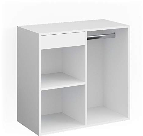 Vicco Cassettiera da toilette Isabelle, Bianco, 80 x 75 cm
