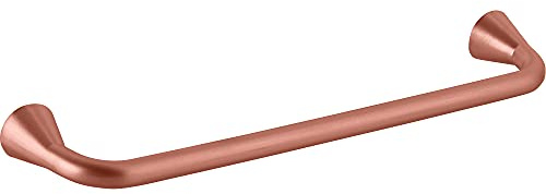 Gedotec Design Möbelgriff Kupfer gebürstet Schrankgriff 160 mm Türgriff aus Metall | BELLA | moderner Schubladengriff für die Küche, Schänke, Kommoden | 10 Stück - Bogengriff mit Befestigungsmaterial