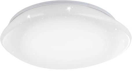 EGLO connect.z Smart-Home LED Deckenleuchte Sileras-Z | Sternenhimmel Deckenlampe, ZigBee, App und Sprachsteuerung Alexa, warmweiß-kaltweiß, RGB, dimmbar, Ø 60 cm