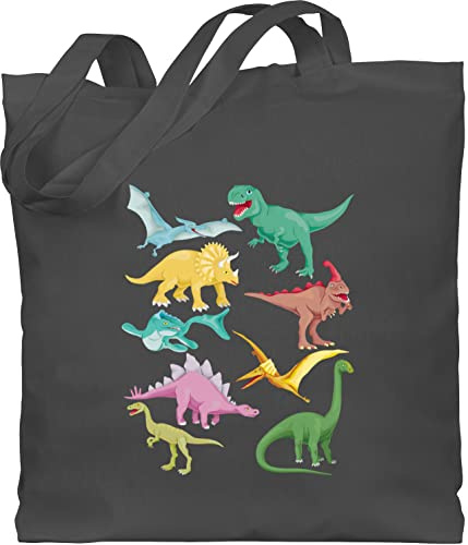 Shirtracer - Baumwolltasche - Tiermotiv Animal Print - Dinos