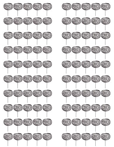 100 Pièces Panier D'engrais Pour Bonsaï, Outils De Boîte De Nutrition Sphérique En Acier Inoxydable Pour Orchidées Succulentes, les Pots De Pépinière De Jardin D'approvisionnement De Bonsaï Plantant D