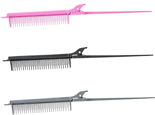VINTORKY 3stücke Rattenschwanzkämme Für Friseure Feinzelige Kämme Zum Haare Färben Toupierkamm Als Haarwerkzeug Haarschneidekamm Für Männer Und Frauen Haarnadeln Zum Strähnchenmachen Für De