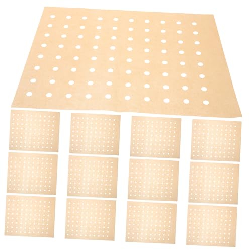 Ciieeo 100 Sheets Air Fryer Paper Liners Perforated Silicone Paper for Air Fryer Basket Food Liner