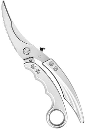 Heavy Duty Kitchen Scissors Strong Kitchen Chicken Bone Scissors Home Cooking Kitchen Scissors Multi-Purpose Poultry Kitchen Scissors Meat Cooking Scissors Poultry Chicken Scissors For Cutting Chicken