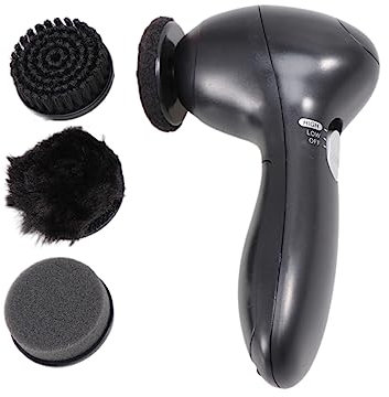 SOIMISS Handheld Shoe Scrubber Electric Shoe Polish Kit Portable Storage Box for Travel