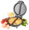 Machine à Pizza électrique 850W, Four à Pizza Portable, Dessus de Table, Machine à Pain, Comptoir, pour Omelette, Pain, Gâteau, Barbecue (Prise UE 220V)