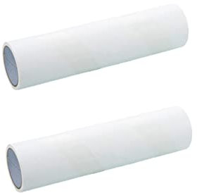 BESPORTBLE 2pcs Sticky Lint Roller Refills Replacement Paper for Pet Hair Clothes Carpet Multi-surface Cleaning