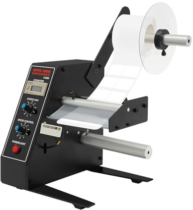 Automatische Etikettenspender,Etikettendispenser Etikettierer Rechteckige Etiketten,für selbstklebende Etiketten, Barcode-Etiketten, Fälschungsschutzetiketten, Laseretiketten, Produktionsetiketten